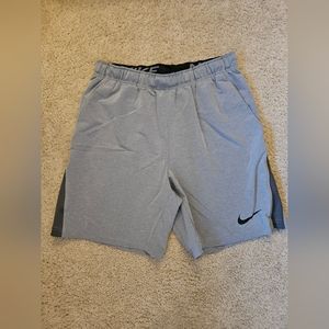 Nike Running Shorts, Gray, Size Medium